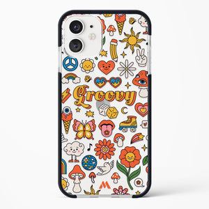 Stickered Grooviness Impact Drop Protection Case (Apple)