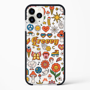 Stickered Grooviness Impact Drop Protection Case (Apple)