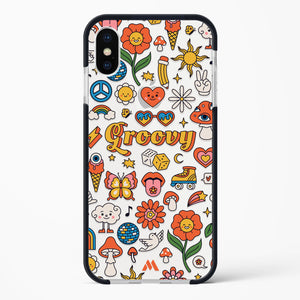 Stickered Grooviness Impact Drop Protection Case (Apple)