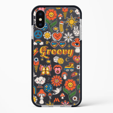 Stickered Grooviness Impact Drop Protection Case (Apple)