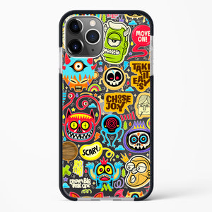Stickered Monsters Impact Drop Protection Case (Apple)