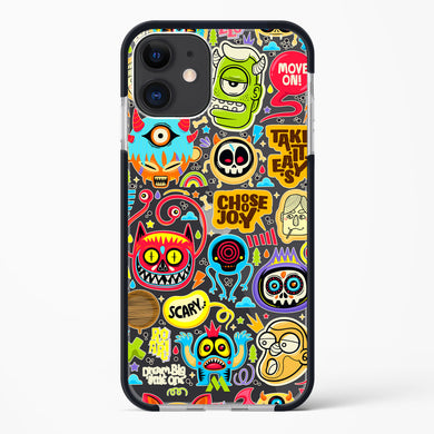 Stickered Monsters Impact Drop Protection Case (Apple)