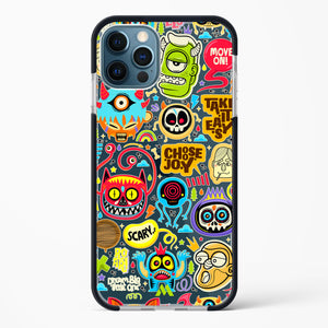 Stickered Monsters Impact Drop Protection Case (Apple)