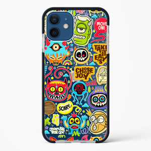 Stickered Monsters Impact Drop Protection Case (Apple)