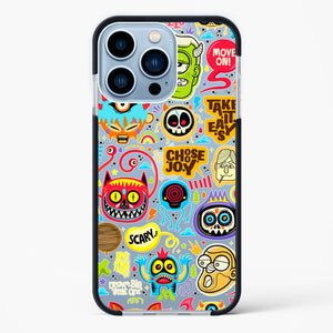 Stickered Monsters Impact Drop Protection Case (Apple)