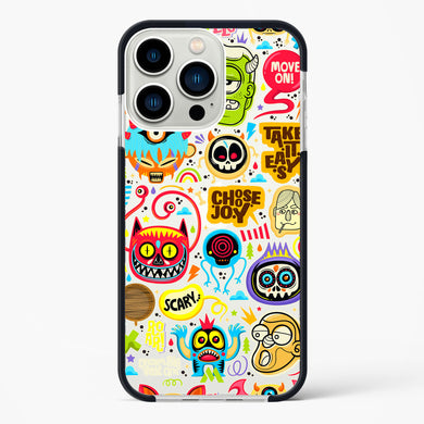 Stickered Monsters Impact Drop Protection Case (Apple)
