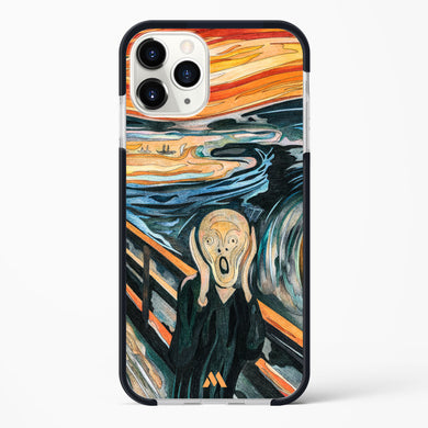 The Scream in Technicolor [Edvard Munch] Impact Drop Protection Case (Apple)