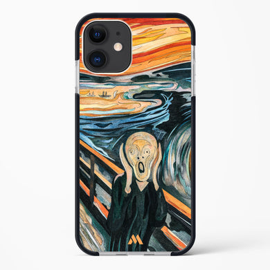 The Scream in Technicolor [Edvard Munch] Impact Drop Protection Case (Apple)