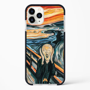 The Scream in Technicolor [Edvard Munch] Impact Drop Protection Case (Apple)
