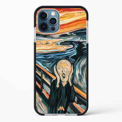 The Scream in Technicolor [Edvard Munch] Impact Drop Protection Case (Apple)