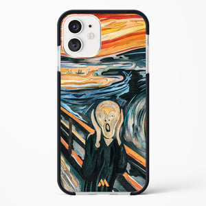 The Scream in Technicolor [Edvard Munch] Impact Drop Protection Case (Apple)