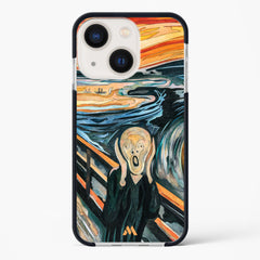The Scream in Technicolor [Edvard Munch] Impact Drop Protection Case (Apple)