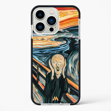 The Scream in Technicolor [Edvard Munch] Impact Drop Protection Case (Apple)