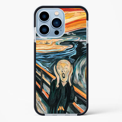 The Scream in Technicolor [Edvard Munch] Impact Drop Protection Case (Apple)