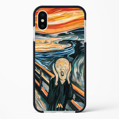 The Scream in Technicolor [Edvard Munch] Impact Drop Protection Case (Apple)