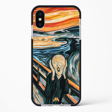 The Scream in Technicolor [Edvard Munch] Impact Drop Protection Case (Apple)