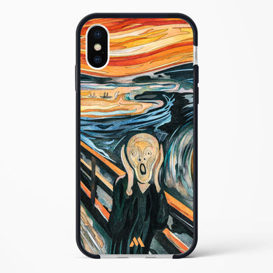 The Scream in Technicolor [Edvard Munch] Impact Drop Protection Case (Apple)