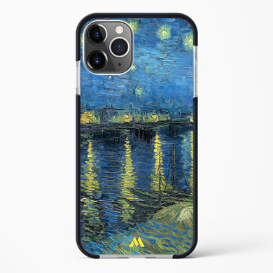 Starry Night Over the Rhone [Van Gogh] Impact Drop Protection Case (Apple)