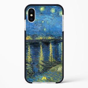 Starry Night Over the Rhone [Van Gogh] Impact Drop Protection Case (Apple)