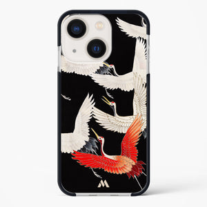 Furisode With A Myriad Of Flying Cranes Impact Drop Protection Case (Apple)