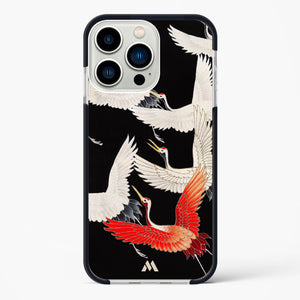 Furisode With A Myriad Of Flying Cranes Impact Drop Protection Case (Apple)