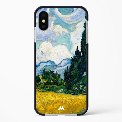 Wheat Field with Cypresses [Van Gogh] Impact Drop Protection Case (Apple)