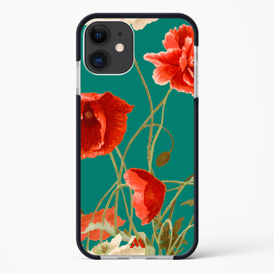 Vintage Poppy Field Impact Drop Protection Case (Apple)