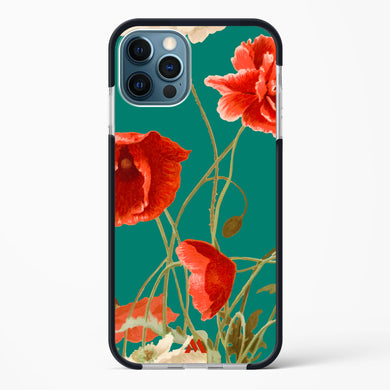 Vintage Poppy Field Impact Drop Protection Case (Apple)