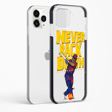 Rishabh Pant Never Back Down Impact Drop Protection Case (Apple)