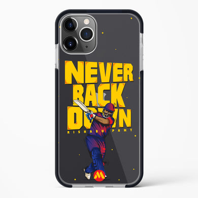Rishabh Pant Never Back Down Impact Drop Protection Case (Apple)