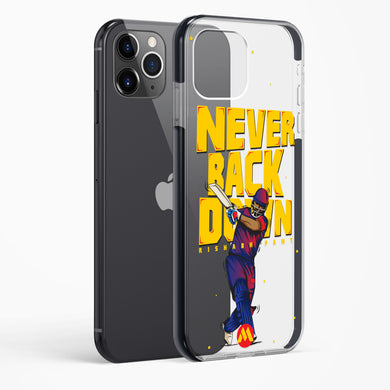 Rishabh Pant Never Back Down Impact Drop Protection Case (Apple)