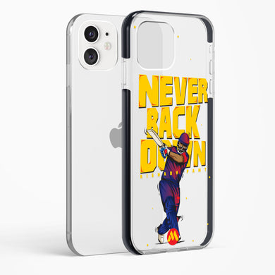 Rishabh Pant Never Back Down Impact Drop Protection Case (Apple)