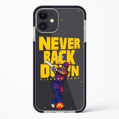Rishabh Pant Never Back Down Impact Drop Protection Case (Apple)