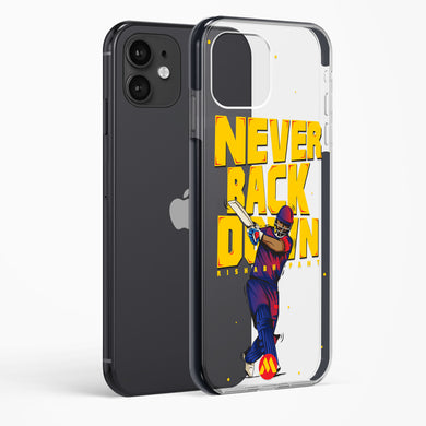 Rishabh Pant Never Back Down Impact Drop Protection Case (Apple)