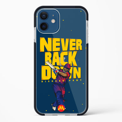 Rishabh Pant Never Back Down Impact Drop Protection Case (Apple)