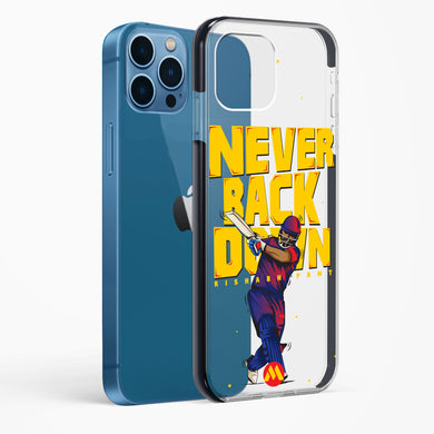 Rishabh Pant Never Back Down Impact Drop Protection Case (Apple)