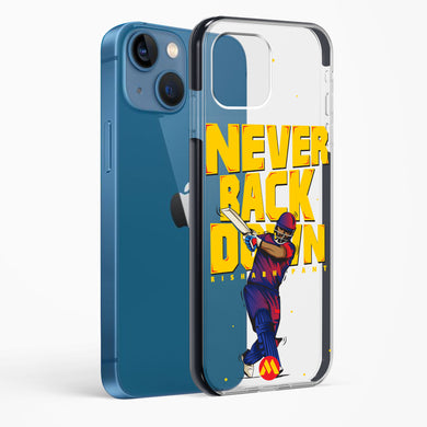 Rishabh Pant Never Back Down Impact Drop Protection Case (Apple)