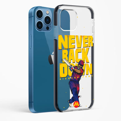 Rishabh Pant Never Back Down Impact Drop Protection Case (Apple)