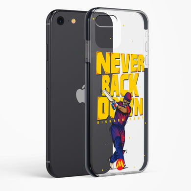 Rishabh Pant Never Back Down Impact Drop Protection Case (Apple)