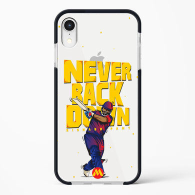 Rishabh Pant Never Back Down Impact Drop Protection Case (Apple)
