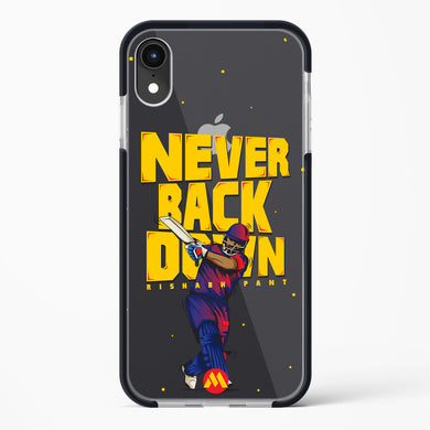Rishabh Pant Never Back Down Impact Drop Protection Case (Apple)