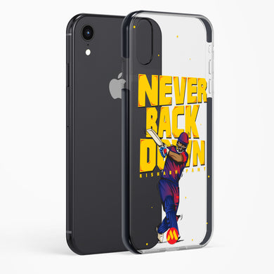 Rishabh Pant Never Back Down Impact Drop Protection Case (Apple)