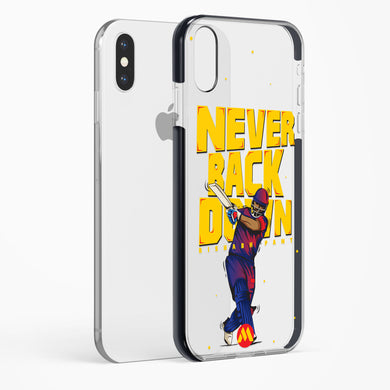 Rishabh Pant Never Back Down Impact Drop Protection Case (Apple)