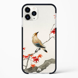 Japanese Plague bird On Maple [Ohara Koson] Impact Drop Protection Case (Apple)