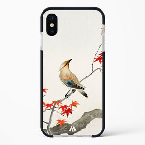 Japanese Plague bird On Maple [Ohara Koson] Impact Drop Protection Case (Apple)