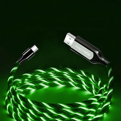 Type-C Android Green LED Charging Cable (Illume)