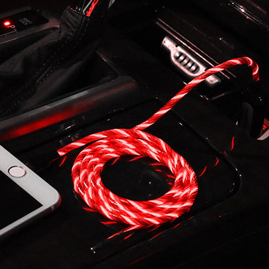 3-in-1 Red LED Charging Cable (Illume)