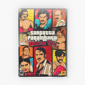 Sarpatta Parambarai-Madras City Metal-Poster