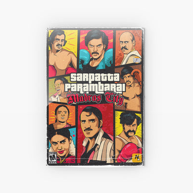 Sarpatta Parambarai-Madras City Metal-Poster