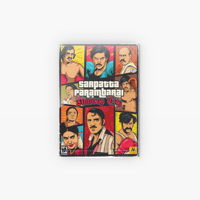 Sarpatta Parambarai-Madras City Metal-Poster